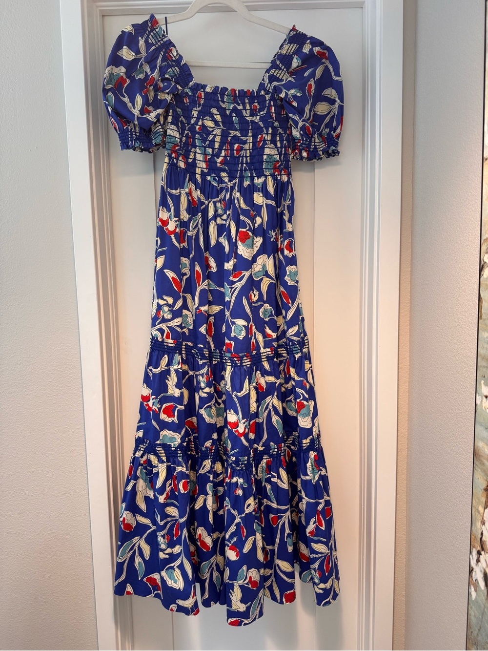 Tory Burch Smocked Painted Roses Dress- Collector’s Item (s) - Picture 9 of 11